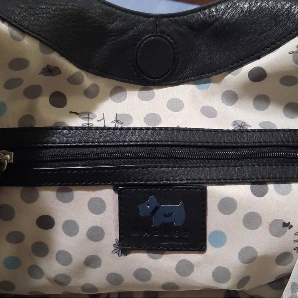 🩷RADLEY LONDON Black Leather Hobo Bag - Picture 10 of 14